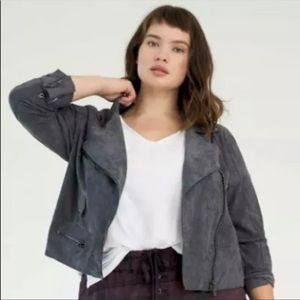 BlankNYC Suede Jacket Size 2X NWT